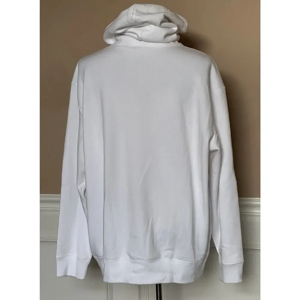 NWT $188 Polo Ralph Lauren Long Sleeve Bear Sweatshirt with Hoodie White 3XB/3TG